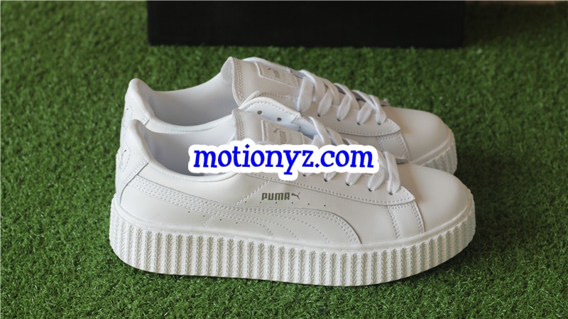 Puma Fenty Rihanna Creeper Low Leather Pure White